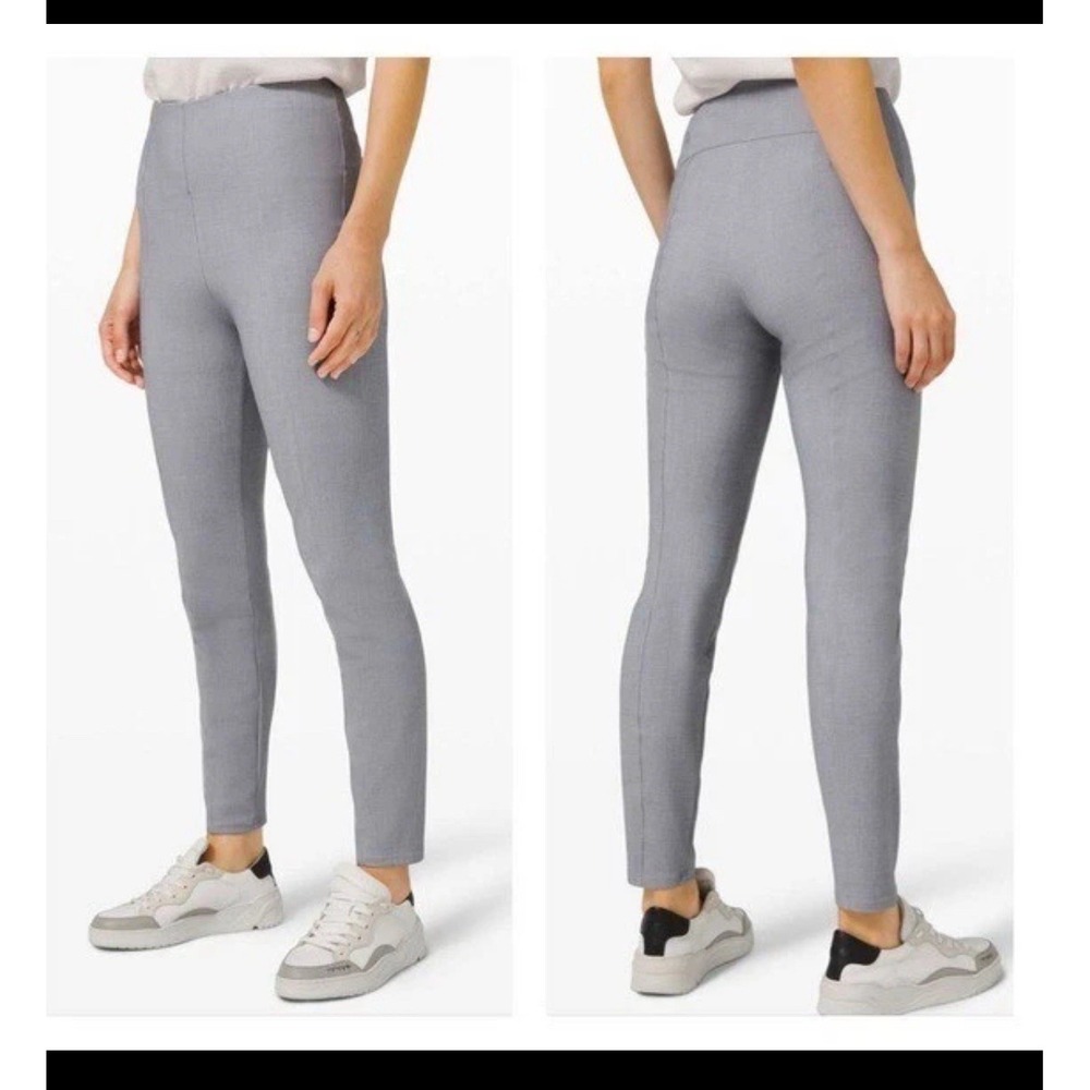 Lululemon Here To There High Rise Trouser Pants Womens 12 Magnet Grey $128 2020